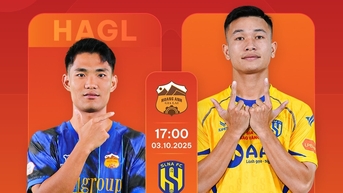 ការផ្សាយបន្តផ្ទាល់បាល់ទាត់ HAGL vs SLNA៖ គេចចេញពីបាតតារាង