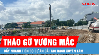 ពន្លឿនវឌ្ឍនភាពនៃគម្រោងជួសជុលប្រឡាយ Xuyen Tam
