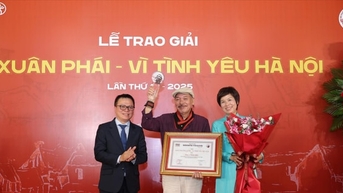 Nhạc sĩ Trần Tiến được vinh danh Giải thưởng Lớn – Vì tình yêu Hà Nội năm 2025