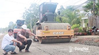 Đẩy nhanh tiến độ thi công đường tỉnh 753
