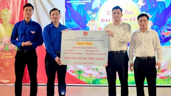អំណោយ​ដ៏​មាន​អត្ថន័យ​ជា​ច្រើន​នៅ​ក្នុង​ពិធី​បុណ្យ​ពេញ​បូណ៌មី​នៅ​ឃុំ​សឺនធុយ