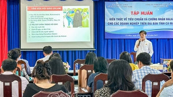 Hơn 50 doanh nghiệp tập huấn kiến thức về tiêu chuẩn và chứng nhận Halal