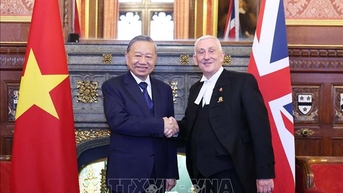 Tổng Bí thư Tô Lâm hội kiến Chủ tịch Hạ viện Anh Lindsay Hoyle
