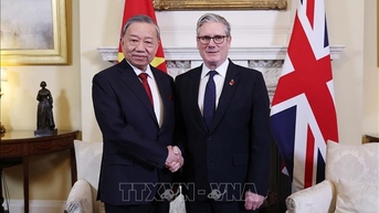 Thủ tướng Anh chủ trì Lễ đón chính thức và hội đàm với Tổng Bí thư Tô Lâm