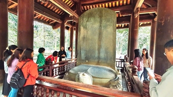 Tu sửa khẩn cấp Nhà bia Vĩnh Lăng hơn 1,6 tỉ đồng