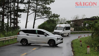 Người dân gặp bất tiện qua đèo D'ran khi địa phương không phân luồng từ xa