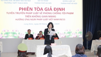 Hà Nội: Lan tỏa tinh thần thượng tôn pháp luật trong nhân dân