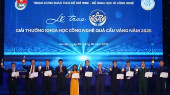 Giải thưởng Quả cầu vàng 2025: Vinh danh tài năng trẻ khoa học công nghệ trong 5 lĩnh vực chiến lược