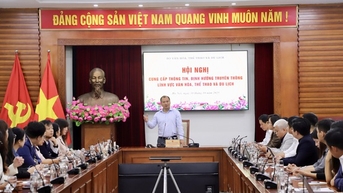 Bộ VHTTDL tổ chức Hội nghị cung cấp thông tin, định hướng truyền thông lĩnh vực văn hóa, thể thao và du lịch