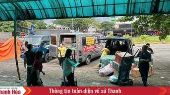 Đường sắt vận chuyển miễn phí hàng cứu trợ cho miền trung