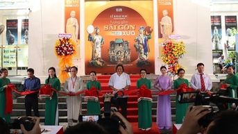 បើកការតាំងពិព័រណ៍ប្រធានបទ "រូបសំណាកសេរ៉ាមិចចាស់ Saigon - សិល្បៈនិងបេតិកភណ្ឌ"