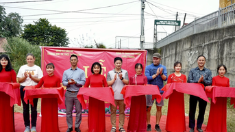 Tập đoàn Topas Group cùng đối tác từ thiện khánh thành sân chơi cho học sinh cụm trường Thanh Kim, xã Bản Hồ