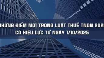 Điểm mới của Luật Thuế thu nhập doanh nghiệp năm 2025