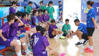 Đội tuyển Futsal nữ Việt Nam tập huấn Trung Quốc, chuẩn bị cho SEA Games 33