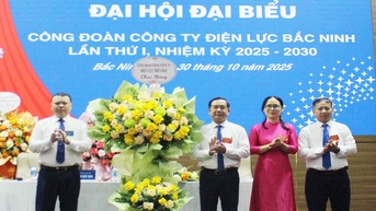 Đại hội Công đoàn Công ty Điện lực Bắc Ninh lần thứ I, nhiệm kỳ 2025 - 2030