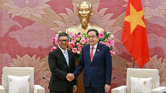 [Ảnh] Chủ tịch Quốc hội Trần Thanh mẫn tiếp Đại sứ các nước đến chào từ biệt