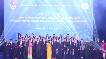 TDTU ghi dấu ấn tại Giải thưởng Quả cầu vàng và Nữ sinh KHCN Việt Nam 2025