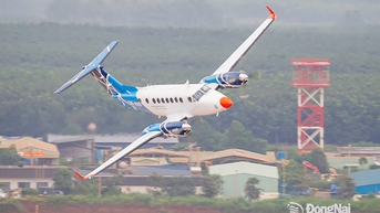 Hoàn thành công tác bay kiểm tra hiệu chuẩn tại Sân bay Long Thành