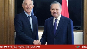 Tổng Bí thư Tô Lâm gặp nguyên Thủ tướng Anh Tony Blair
