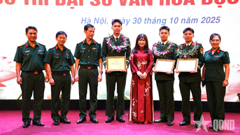 Quân đội đạt thành tích cao tại chung kết toàn quốc cuộc thi “Đại sứ văn hóa đọc năm 2025”