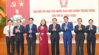 [Ảnh] Đại hội Thi đua yêu nước Ban Nội chính Trung ương lần thứ ba