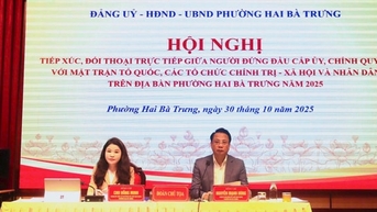 Phường Hai Bà Trưng đối thoại giải quyết nhiều vấn đề người dân quan tâm