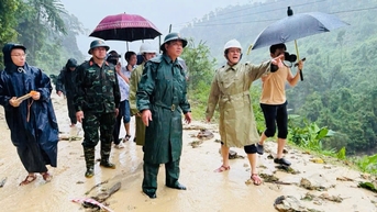 Quân đội tập trung ứng phó, khắc phục hậu quả mưa lũ