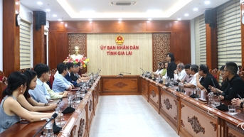 Lãnh đạo UBND tỉnh làm việc với đoàn làm phim “Tây Sơn Thất Hổ Tướng”