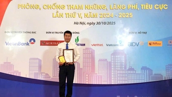 Tuyên Quang có tác giả đoạt Giải báo chí Toàn quốc phòng, chống tham nhũng, lãng phí, tiêu cực lần thứ V