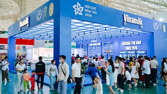 Vinamilk lan tỏa giá trị thương hiệu Việt tại Hội chợ Mùa Thu 2025