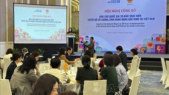 Công bố Báo cáo quốc gia 30 năm thực hiện Tuyên bố và Cương lĩnh hành động Bắc Kinh tại Việt Nam