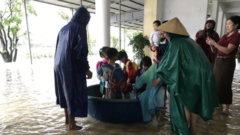 Hơn 36.000 học sinh Hà Tĩnh tạm nghỉ học do mưa lũ