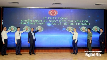 Nghệ An phát động chiến dịch 30 ngày đêm chuyển đổi mô hình quản lý thuế đối với hộ kinh doanh