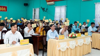 HĐND xã Bình Hòa quyết định nhiều nội dung quan trọng