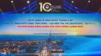 10 năm thành lập Cảng Tân Cảng – Cái Mép Thị Vải: Dấu ấn phát triển và ghi nhận từ Chính phủ