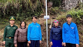 Khánh thành công trình thanh niên chào mừng Đại hội Mặt trận Tổ quốc tỉnh