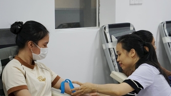 Tiếp nhận hơn 480 đơn vị máu trong đợt hiến máu khẩn cấp