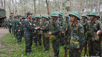 Sư đoàn 10 hoàn thành xuất sắc nhiệm vụ diễn tập chỉ huy-cơ quan 1 bên 2 cấp ngoài thực địa
