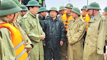 Phó thủ tướng Mai Văn Chính chỉ đạo ứng phó mưa lũ ở Hà Tĩnh