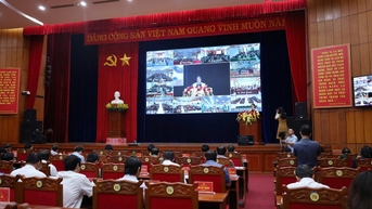 Hội nghị nghiên cứu, học tập, quán triệt Nghị quyết Đại hội đại biểu Đảng bộ tỉnh lần thứ I, nhiệm kỳ 2025-2030, các văn bản về cuộc bầu cử đại biểu Quốc hội khóa XVI và đại biểu Hội đồng nhân dân các cấp nhiệm kỳ 2026-2031