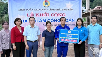 Hỗ trợ xây nhà 'Mái ấm công đoàn' cho đoàn viên có hoàn cảnh khó khăn