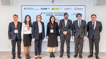 Thứ trưởng Phan Thị Thắng dự, phát biểu tại Tọa đàm Doanh nghiệp Việt Nam - Tây Ban Nha