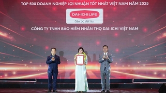 Dai ichi Việt Nam được vinh danh top 500 doanh nghiệp lợi nhuận tốt nhất