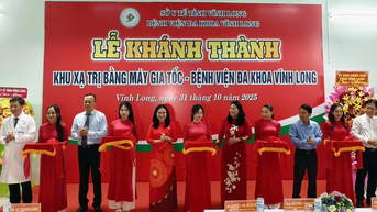 Bệnh viện Đa khoa Vĩnh Long khánh thành hệ thống xạ trị ung thư hiện đại