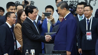 Chủ tịch nước Lương Cường gặp Tổng Bí thư, Chủ tịch Trung Quốc Tập Cận Bình