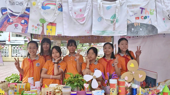 Sôi nổi Ngày hội Sáng tạo – Khoa học tại Trường Tiểu học Lê Văn Tám