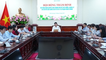 Thẩm định Nghị quyết về xây dựng, quản lý Cơ sở dữ liệu quốc gia về xử lý vi phạm hành chính