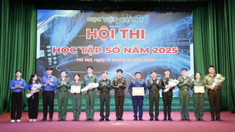 Học viện Quân y tổ chức hội thi “Học tập số năm 2025”