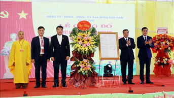 Công bố Mộc bản chùa Trăm Gian là Bảo vật quốc gia