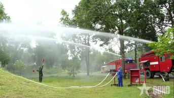 Kho 301 (Quân khu 9) siết chặt công tác phòng, chống cháy nổ mùa mưa bão